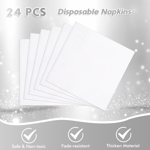 49Pcs White Party Decorations Set for Birthday Celebrations