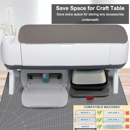 LOPASA Stand Legs for Cricut Maker 4 3 1 Craft Desk Organizer