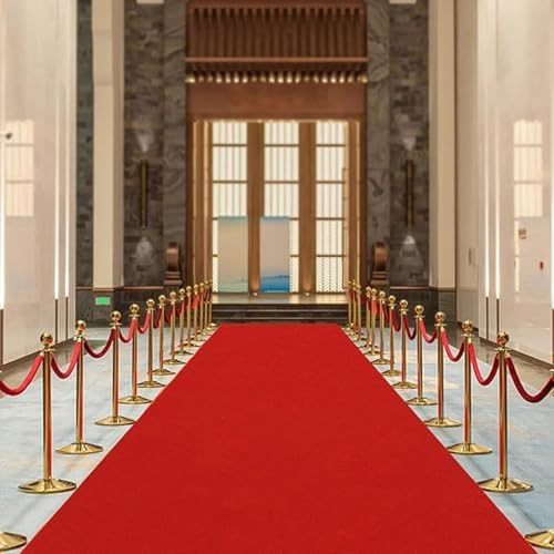 Wedding Aisle Runner Mat with Non-Slip Design Orange