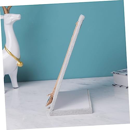 Holibanna 2pcs Flannelette Earring Holder Display Stand