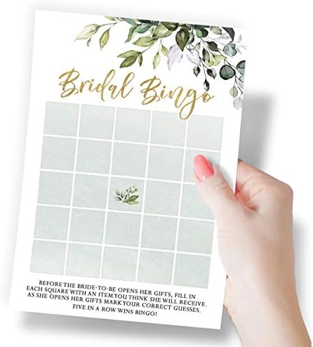 Printed Party Bridal Shower Game Set for 50 Guests