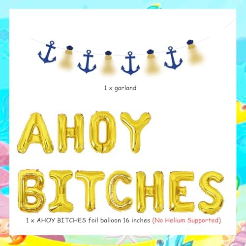 Nautical Bachelorette Balloon Banner Set