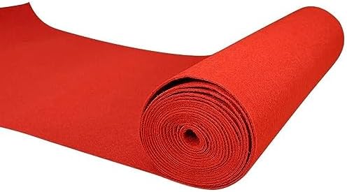 Red Aisle Runner Wedding Carpet for Christmas Prom Events