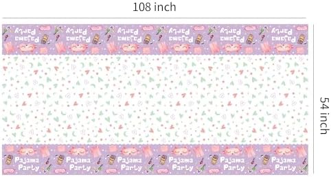 Sleepover Party Supplies Tablecloth 3 Pack