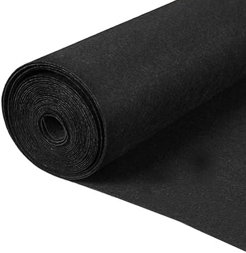 Black Aisle Runner 1x25m Carpet for Events