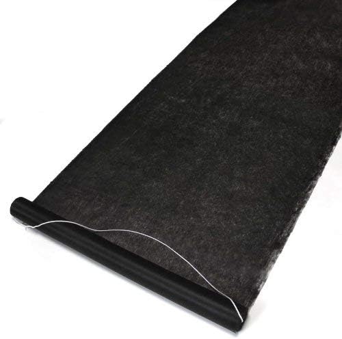 Wedding Aisle Runner Black 36 Inches Wide 100 Feet Long