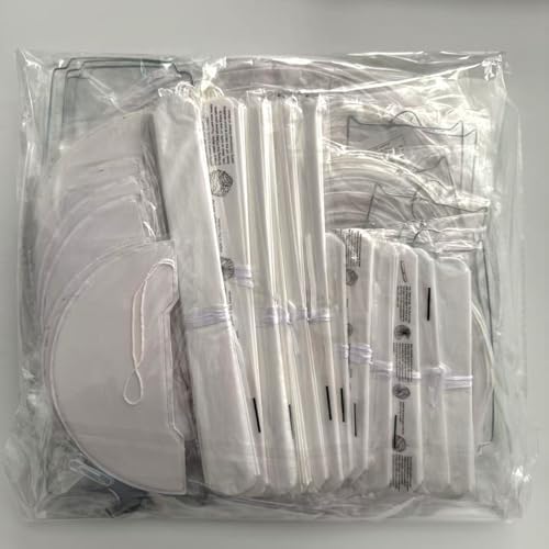 WOLHOWLTD White Paper Decor Set - 34 Pieces for Events and Home Decoration