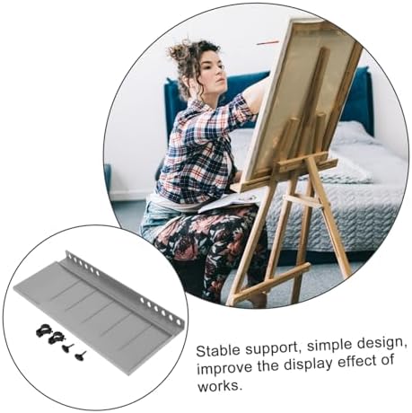 Angoily Easel Tray with Hand Crank for Painting Students Lightweight Storage Rack for Art Supplies Organization