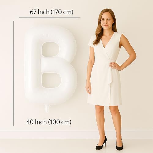 40 Inches XL Bride Balloons for Bachelorette Party Decorations