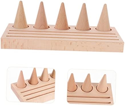 GALPADA 1set Simple Display Rack for Jewelry Cones and Earrings