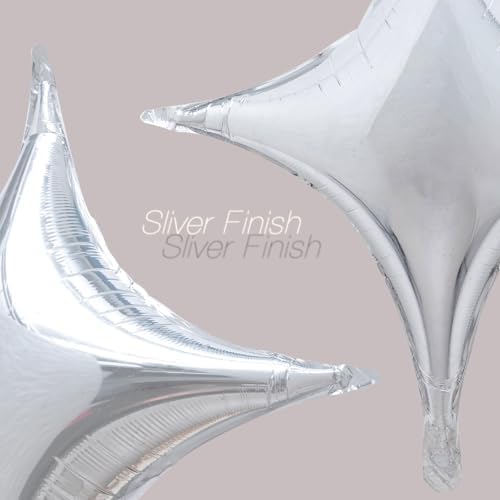 Iridescent Disco Ball Foil Balloons 4D Sparkle for Parties