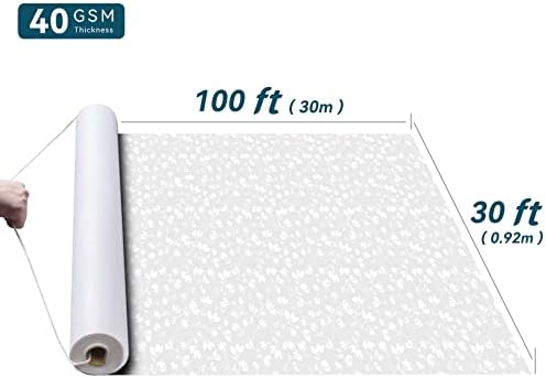 Elegant White Olive Aisle Runner for Wedding Ceremony 3x100ft