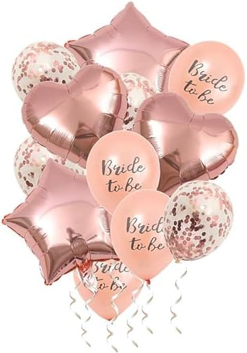 Delphinus Bride To Be Foil Balloons 12pcs
