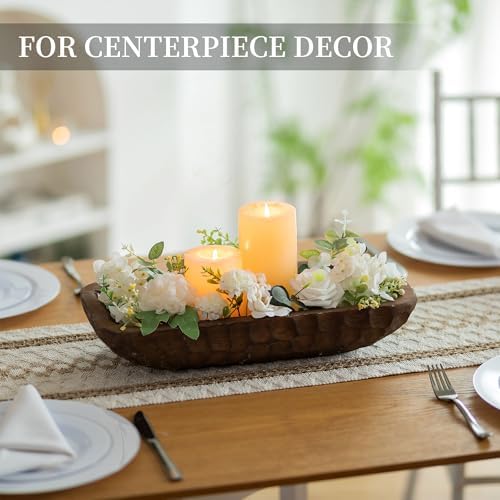Hanobe Decorative Wood Dough Bowl 165 Inches