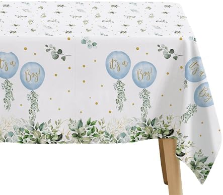Baby Boy Balloon Party Tablecloth 3 Pack