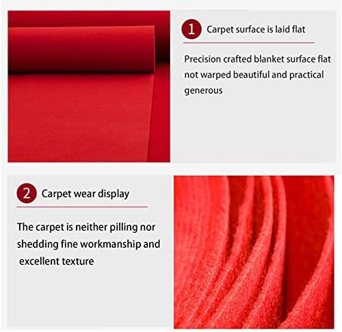10M 20M 30M Red Wedding Aisle Runner Carpet