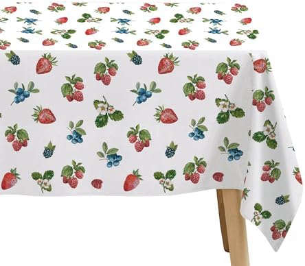 Berry Birthday Tablecloth - 3 Pcs 54in x 108in