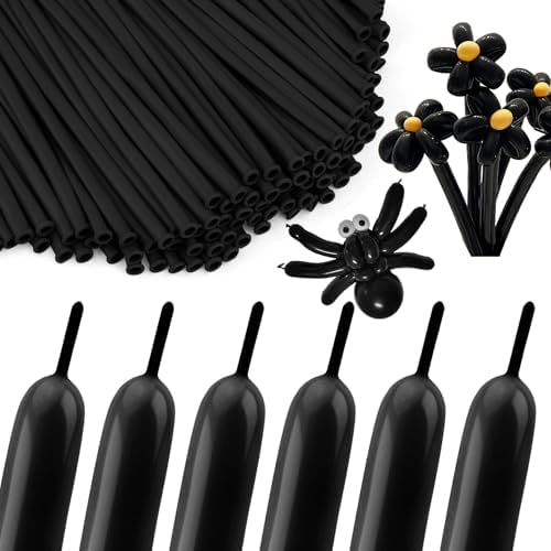 260pcs Black Animal Balloons for Halloween Arch and Party Decorations