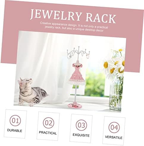 Beavorty Jewelry Display Easel Stand Organizer Shelf