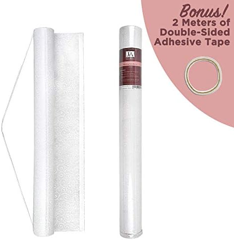 JA Homes White Wedding Aisle Runner - Durable Nylon Double-Sided Tape Adjustable Hitch