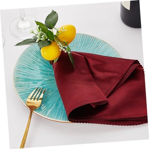 PRETYZOOM Artificial Lemon Napkin Ring Holder Decor