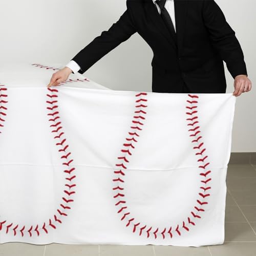 Gatherfun Baseball Party Tablecloths 2-Pack