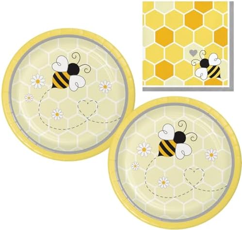 Bee Themed Party Supplies Set for 16 Guests