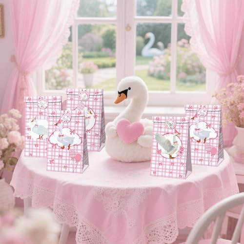 12 Pcs Pink Silly Goose Party Favors Supplies