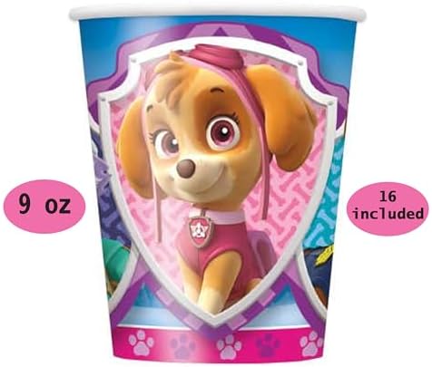 Paw Patrol Pink Party Pack for 16 Guests