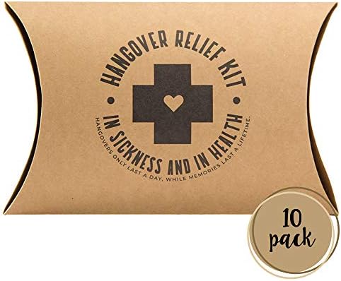 Pop Fizz Designs Bachelorette Hangover Kit Boxes 10 Pack