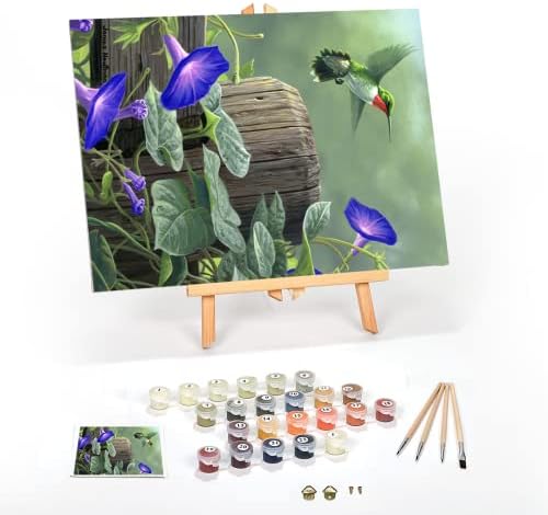 Ledgebay Paint by Numbers Kit for Adults Framed Canvas