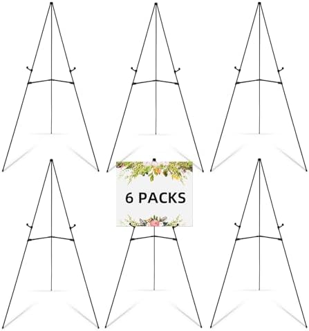 Falling in Art 63 Adjustable Poster Easel Stand 6 Pack