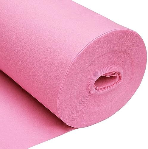 Pink Wedding Carpet Aisle Runner 2mm Thick Non-Slip