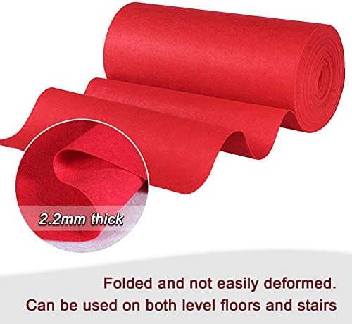 Premium White Wedding Aisle Runner 4x30ft Red Carpet Decor