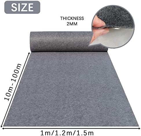 Grey Aisle Runner Carpet Wedding Rug 15x30m