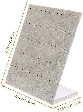 KESYOO 2pcs Vertical Earring Stand Flannelette Jewelry Display Holder for Earrings and Accessories