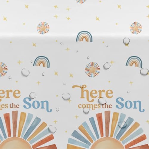 Here Comes The Sun Baby Shower Tablecloth 3 Pcs 54x108
