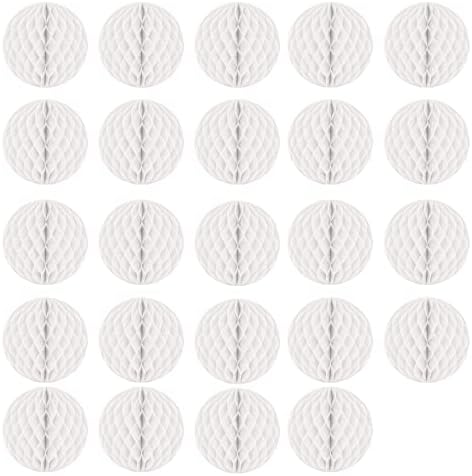 Beistle Tissue Paper Balls 24 Pack 12 Inch White