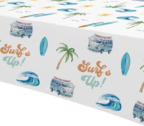 Surfs Up Party Tablecloth Boys 3 Pack