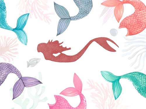 Mermaid Themed Metal Cutting Dies for Scrapbooking and Card Making