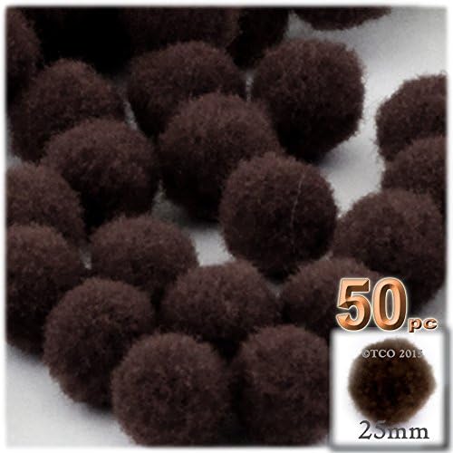 Crafts Outlet 50 Piece Multi Purpose Pom Poms