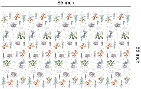 Dragon Birthday Tablecloth 3 Pack 86in x 55in
