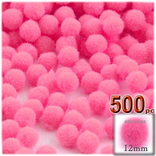 The Crafts Outlet 500-Piece Purple Pom Poms