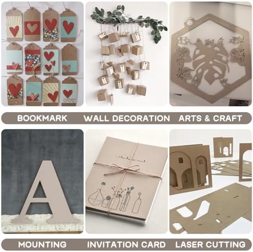 AXELIP Chipboard Cardboard 85x11 Inch 20 Sheets