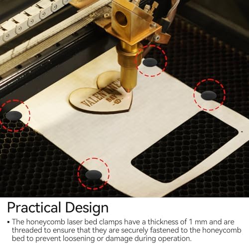 100 Pcs Honeycomb Laser Bed Fixing Kit