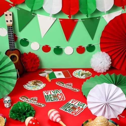 Marspark 44 Pcs Mexican Independence Day Decorations Set