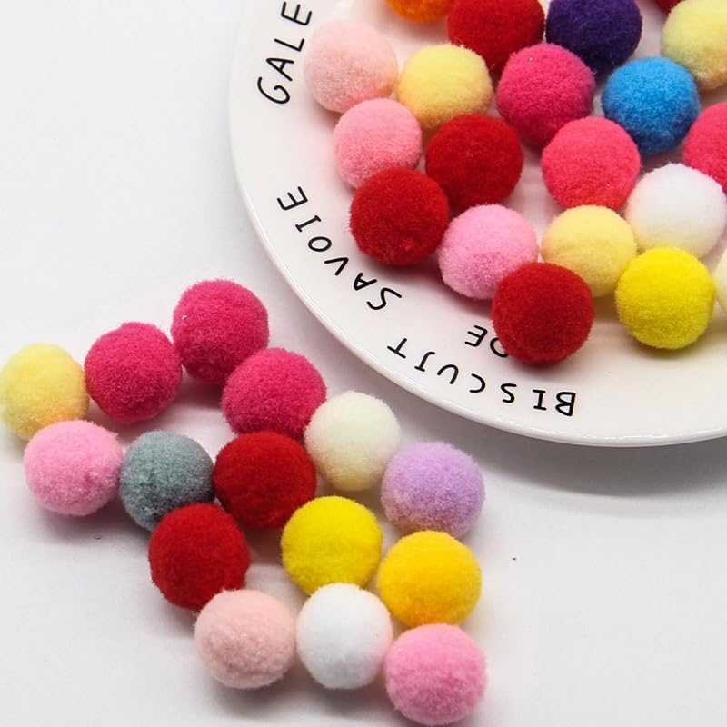 GIOTEL 20mm Pompom Balls for DIY and Home Decor