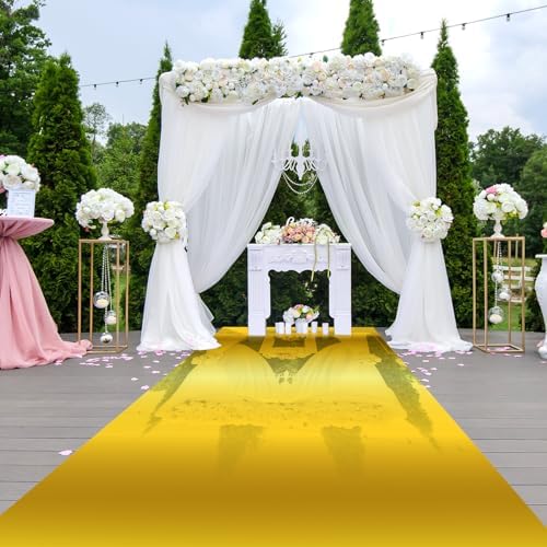 33 x 984 Ft Gold Aisle Runner for Wedding