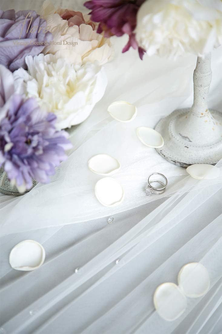Floroom 500PCS Rose Petals for Wedding Decorations