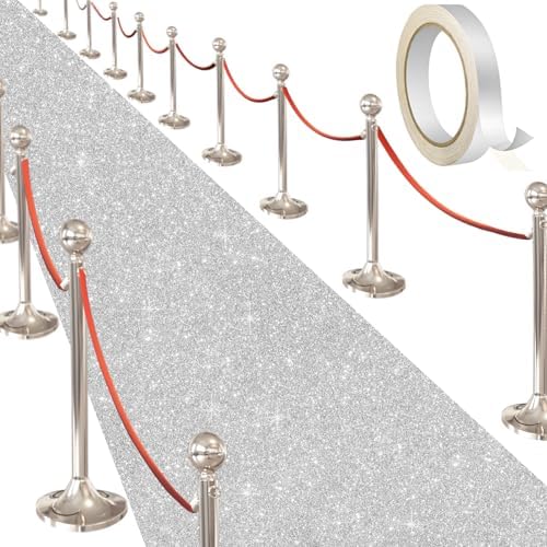 Glitter Carpet Runner 26FT x 30FT for Party and Event Decor